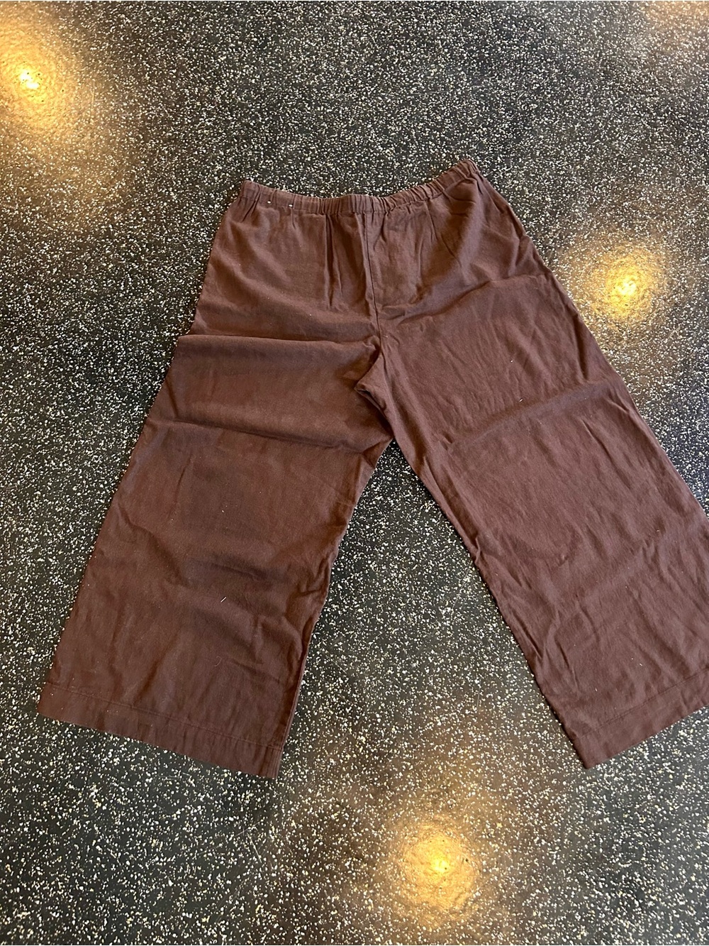 Reitmans Dark Brown Wide Leg Pants